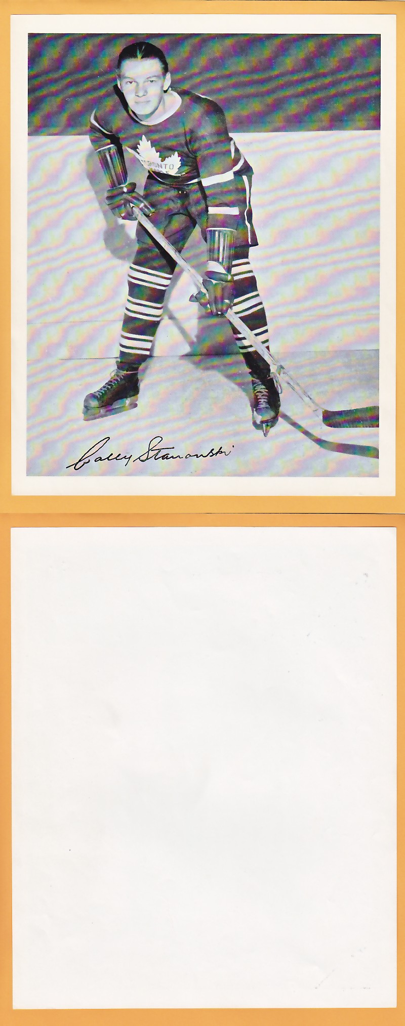 1945-54 QUAKER OATS PHOTO WALLY STANOWSKI photo 1945-54 QUAKER OATS PHOTO WALLY STANOWSKI photo